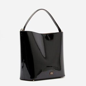 Frances Valentine HANDBAGS Astrid Shoulder Bag Vegan Leather Black